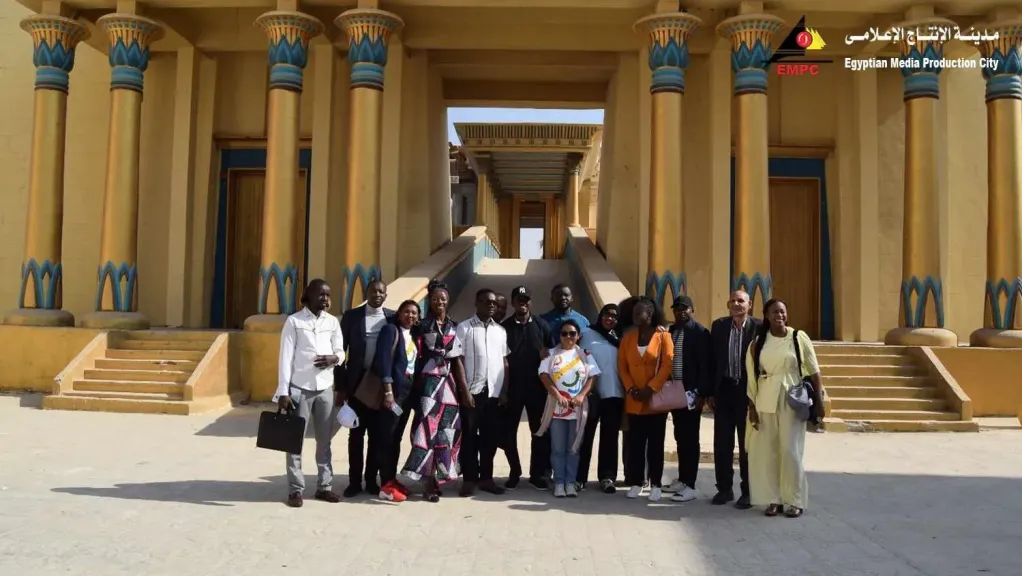 وفد الإذاعيين الإفريقيين الناطقين بالفرنسية يزور مدينة الإنتاج الإعلامي|صور