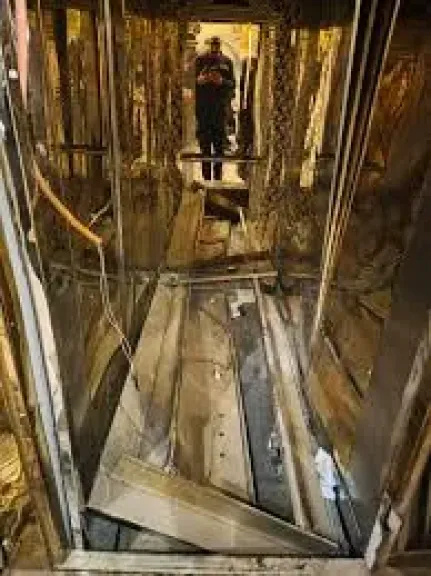 محافظ أسوان يحيل واقعة سقوط أسانسير بكوم أمبو للنيابة العامة