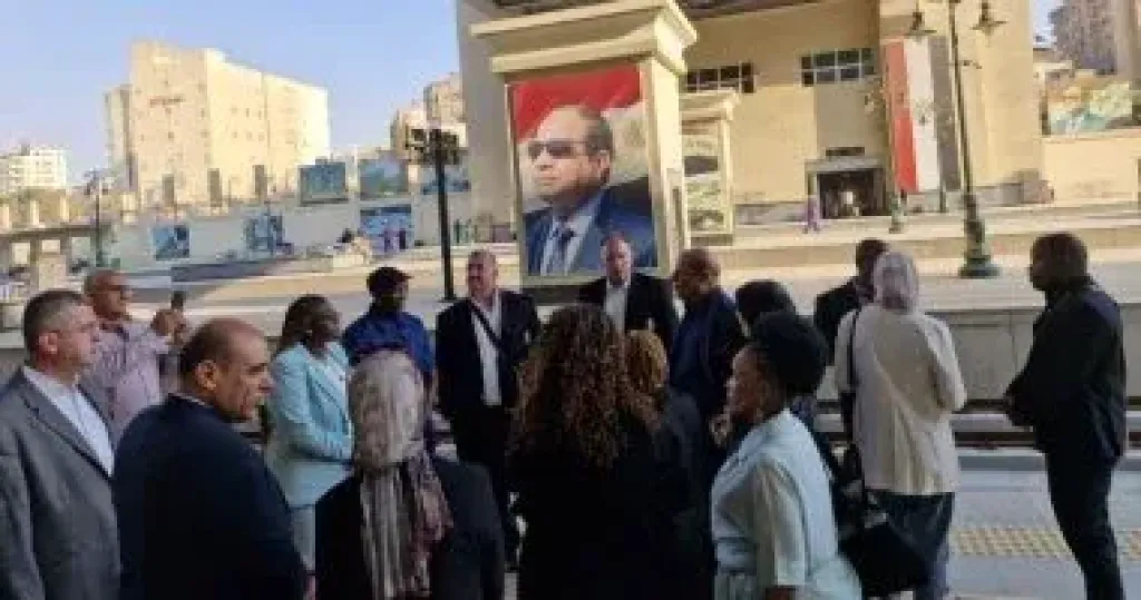 السكة الحديد تستقبل وفد جنوب أفريقيا البرلمانى بمحطتى رمسيس وبشتيل