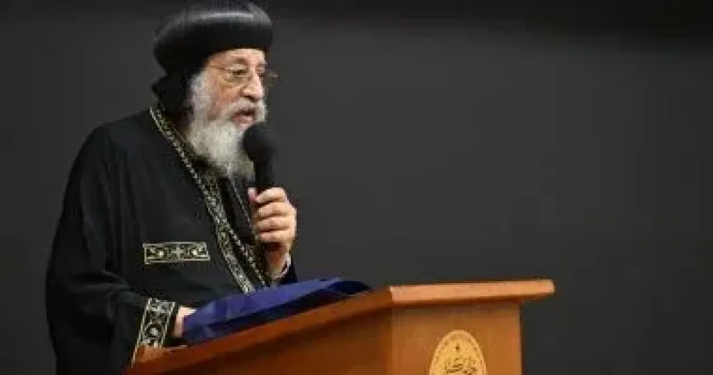 الكنيسة القبطية تحتفل بتذكار تجليس البابا تواضروس من مركز لوجوس البابوى