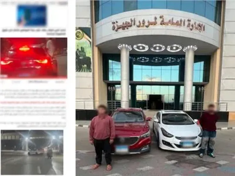 بعد فيديو الاستعراض بالجيزة.. ضبط شابين قادا سيارتين بطريقة متهورة