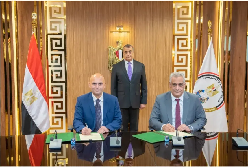 وزير الإنتاج الحربي يشهد مراسم توقيع مذكرة تفاهم مع ”ستارك السويسرية” في مجال تصنيع المحركات الكهربائية|صور