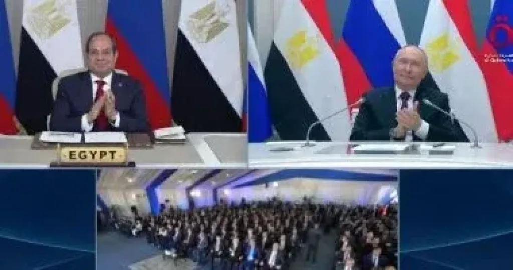 بوتين يؤكد نجاح التعاون بمشروع محطة الضبعة النووية