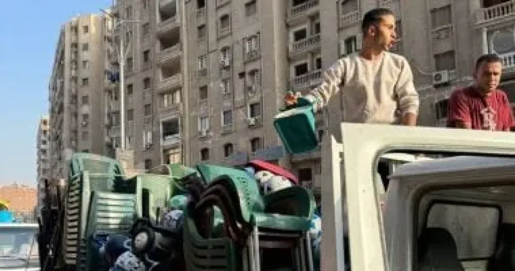 محافظة الجيزة ترفع 1100 حالة إشغال بشوارع فيصل وخاتم المرسلين وترعة الزمر