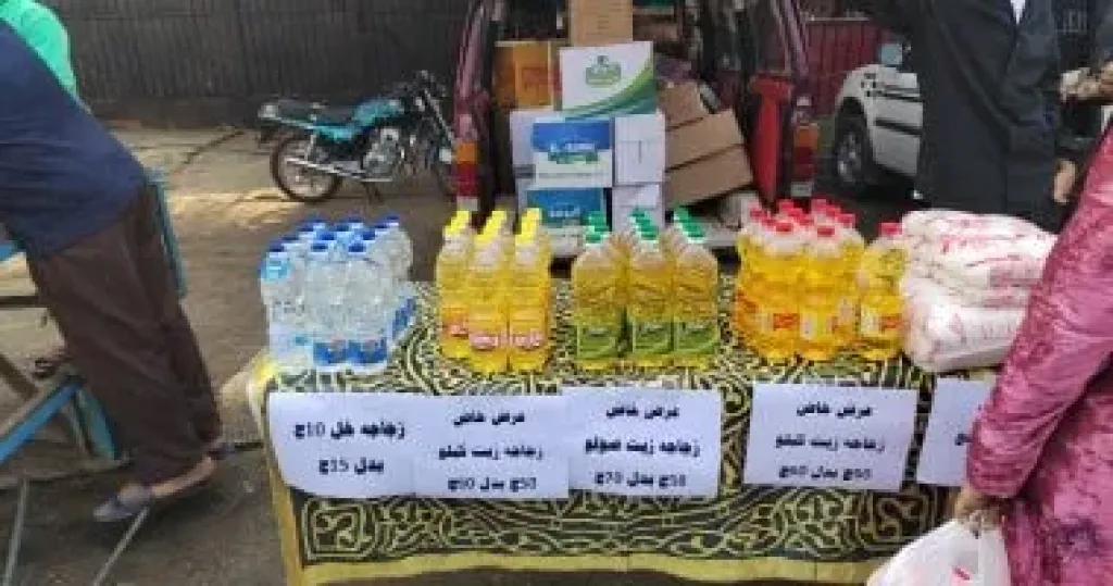 محافظ القاهرة يفتتح سوق اليوم الواحد أمام سنترال عين شمس