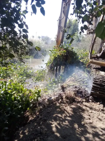 استعدادا لموسم الشتاء زراعة البحيرة تطهر 2226 كم من المصارف و  المساقى بمراكز المحافظة