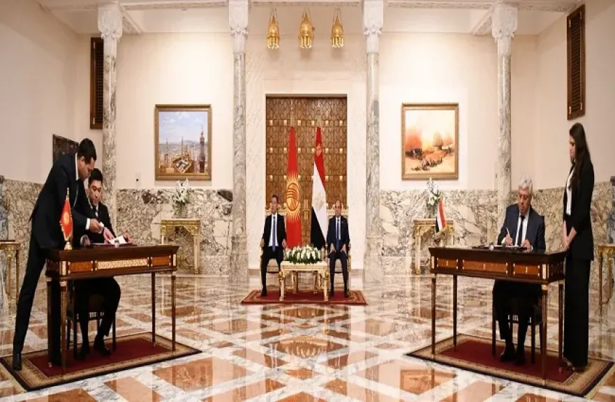 الرئيس السيسى ونظيره الكورى يشهدان توقيع مذكرتى تفاهم فى الثقافة والتعليم