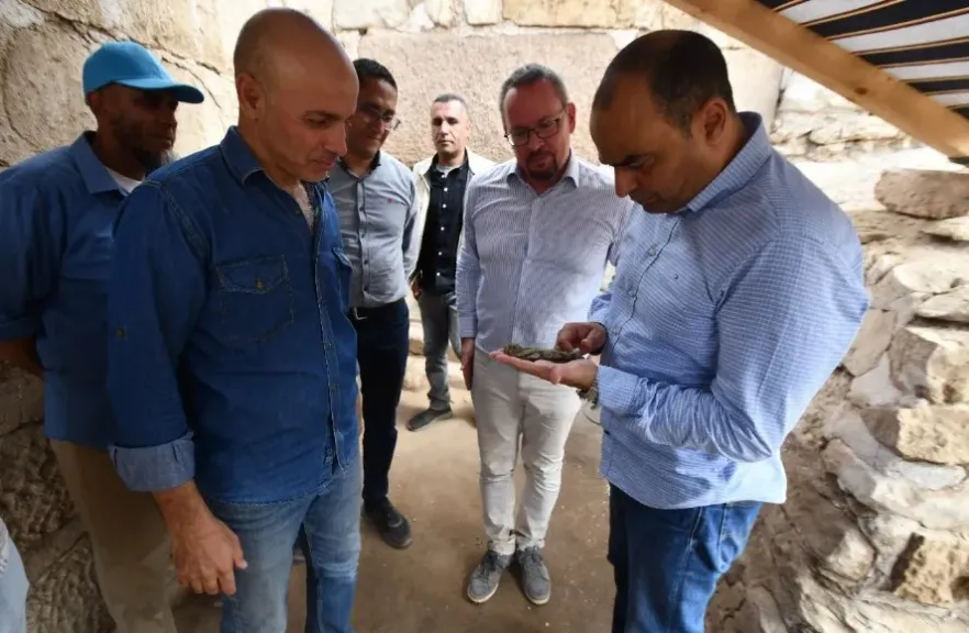 الكشف عن 225 تمثالًا من الأوشابتي الخاصة بالملك شوشنق الثالث بمنطقة صان الحجر الأثرية.. صور