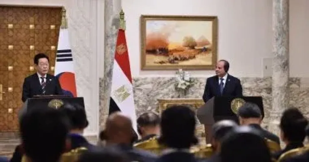 الرئيس السيسى يدعو شركات كورية جديدة لدخول السوق المصرى