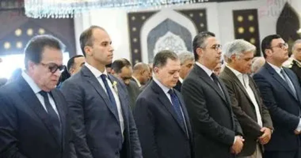 جنازة والدة وزير التموين