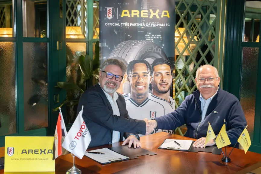 تويوتا ايجيبت موزعا لإطارات AREXA فى مصر