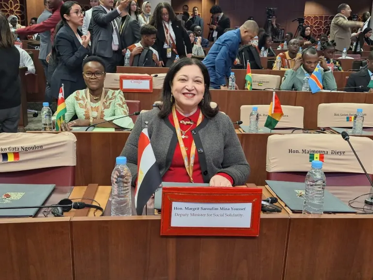 نائبة وزيرة التضامن الاجتماعي تشارك فى فعاليات انطلاق المنتدى الأفريقى الأول لبرلمان الطفل بالرباط