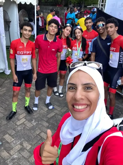 جودي محمد السيد تخطف فضية أفريقيا للدراجات.. وتألق مصري لافت في كينيا