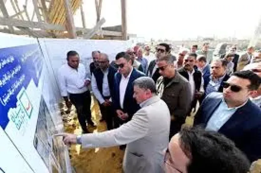 وزير الإسكان ومحافظ الفيوم يتفقدان توسعات محطة معالجة كحك