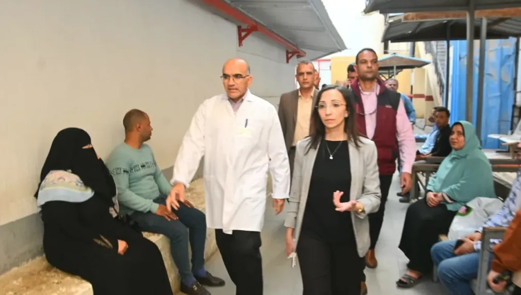 جولة تفقدية لمحافظ البحيرة بمعهد أورام دمنهور لمتابعة سير العمل |صور