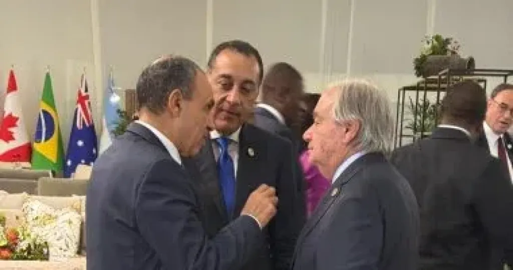 رئيس الوزراء يلتقي سكرتير عام الأمم المتحدة ومديرة صندوق النقد الدولي