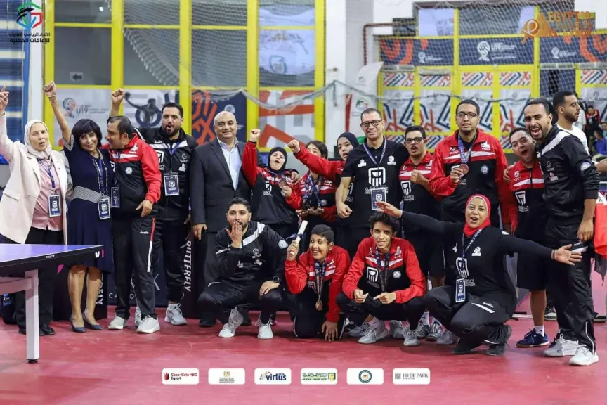 إنجاز تاريخي لمنتخب مصر للإعاقات الذهنية في بطولة العالم لتنس الطاولة