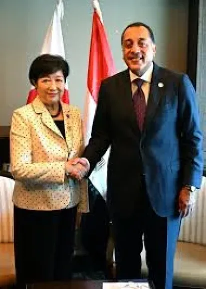 رئيس الوزراء يلتقى رئيسة وزراء اليابان