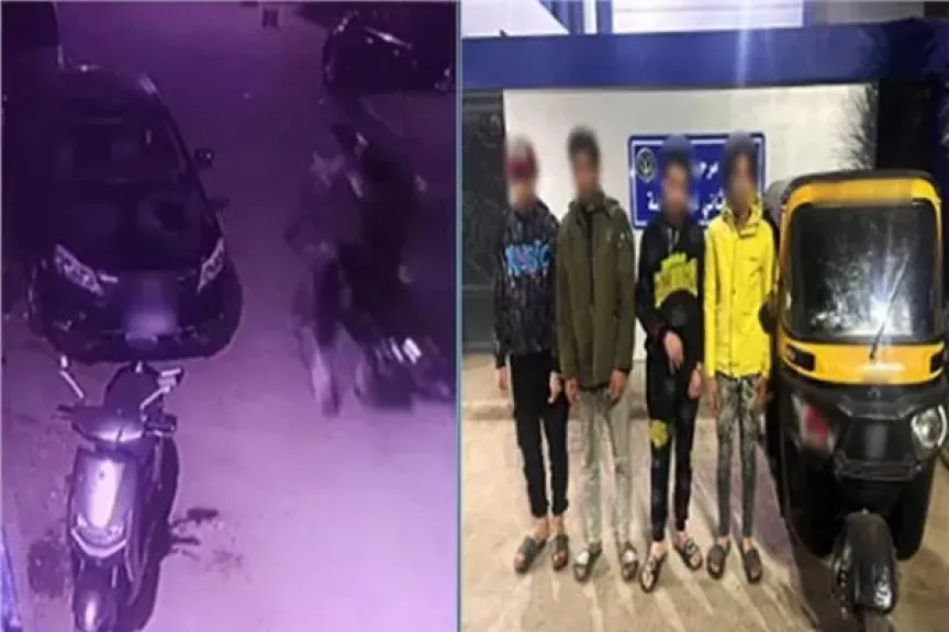 عصابة التوك توك.. 4 متهمين يحاولون سرقة دراجة نارية بشبرا الخيمة