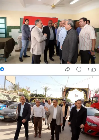 للتأكد من جاهزيتها محافظ الشرقية يتفقد  لجان إنتخابات مجلس النواب