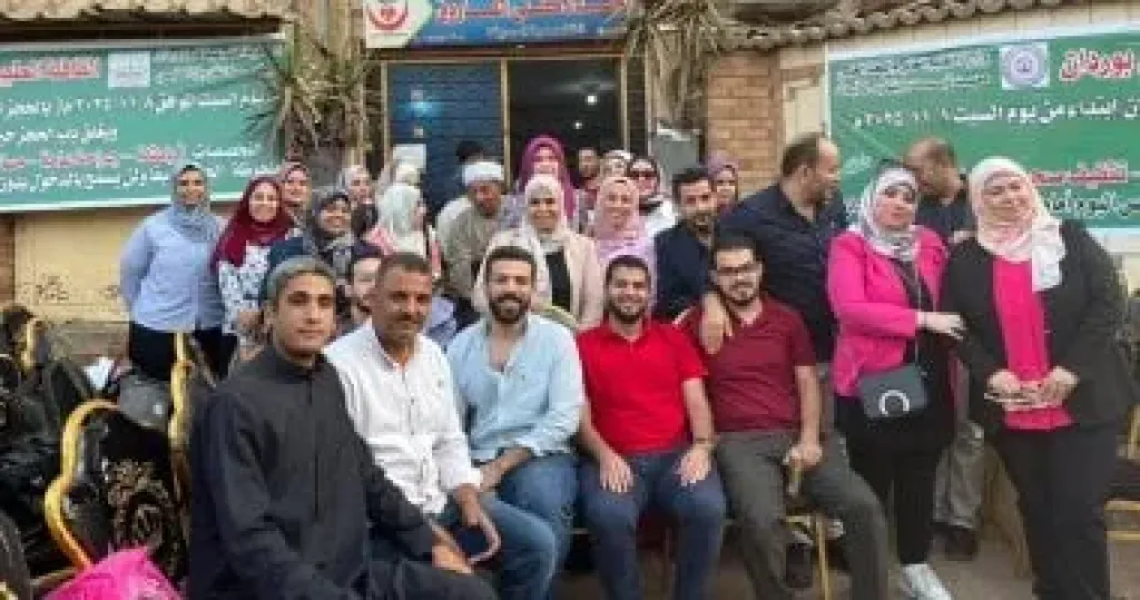 قافلة طبية متكاملة من معهد تيودور بلهارس لخدمة أهالي قرية وردان بالجيزة