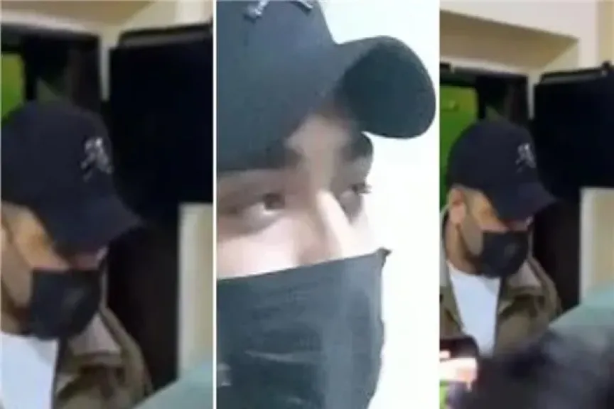 مرتديًا كمامة.. إسلام كابونجا يصل نقابة الموسيقيين للتحقيق معه