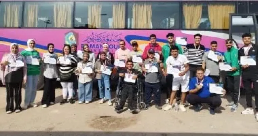 جامعة دمنهور تحصد 12 ميدالية في بارالمبياد الجامعات المصرية بالإسكندرية تحت شعار ”أنت الحياة”