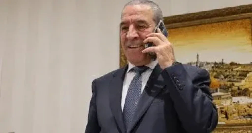 نائب رئيس دولة فلسطين يبحث مع بلير متطلبات تقرير المصير بعد قرار مجلس الأمن