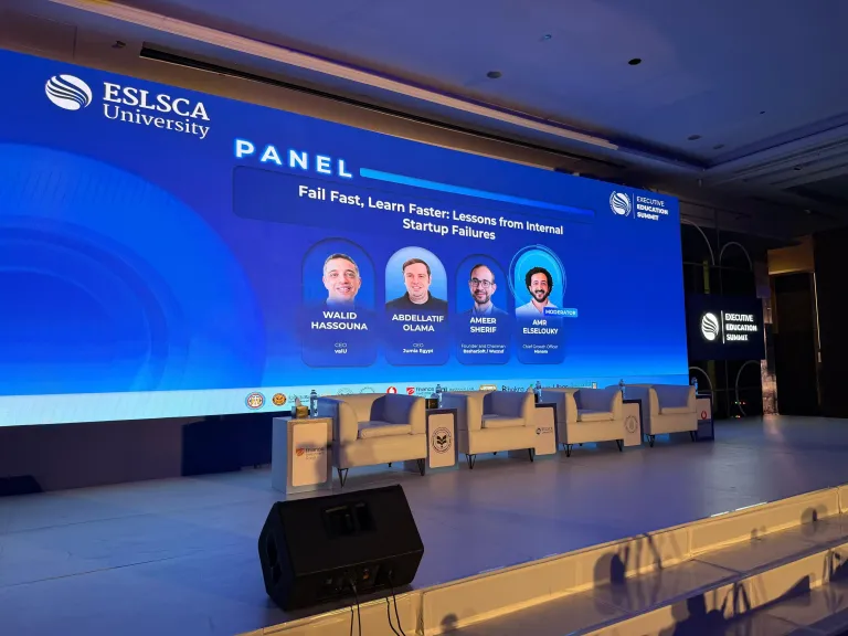 رئيس جوميا مصر يشارك في جلسة ”افشل سريعا..وتعلم أسرع” ويستعرض رؤيته للشركات الناشئة