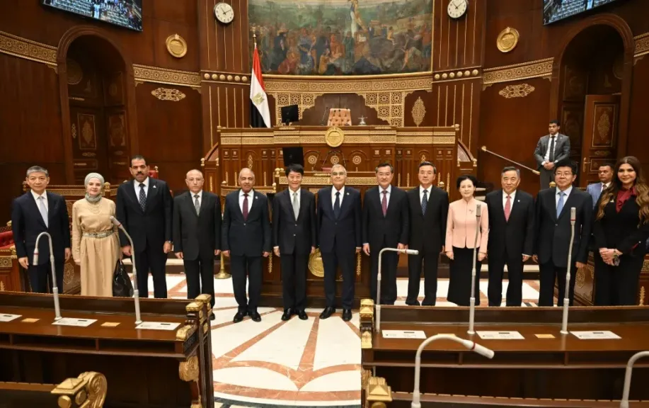 المستشار عصام فريد  يستقبل نائب رئيس المجلس الوطنى للمؤتمر الاستشاري و السياسي الصينى|صور