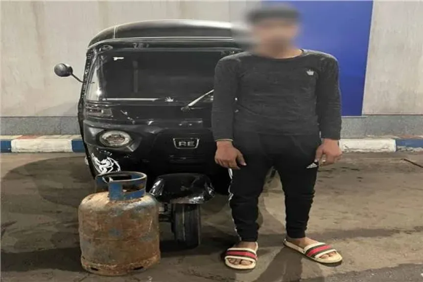 فيديو يفضح ”سارقي الأنبوبة”.. والأمن يضبط المتهمين