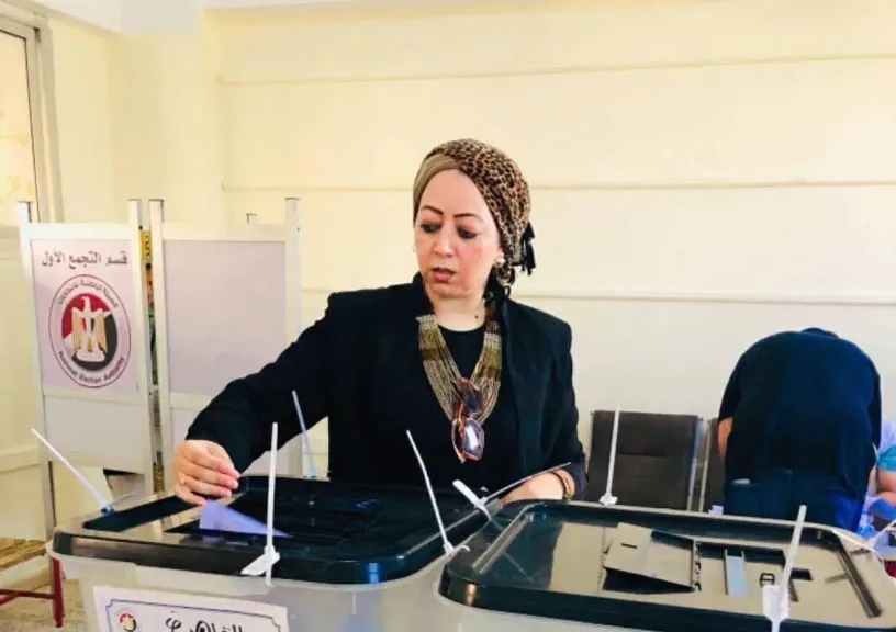 فاطمة عبد الواسع: المشاركة الانتخابية واجب وطني ورسالة وعي.. وتدعو المرأة لدعم حملة ”شاركي هتختلفي”