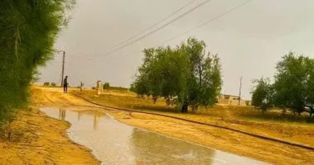 أمطار غزيرة على شمال سيناء والمحافظة ترفع درجة الاستعداد