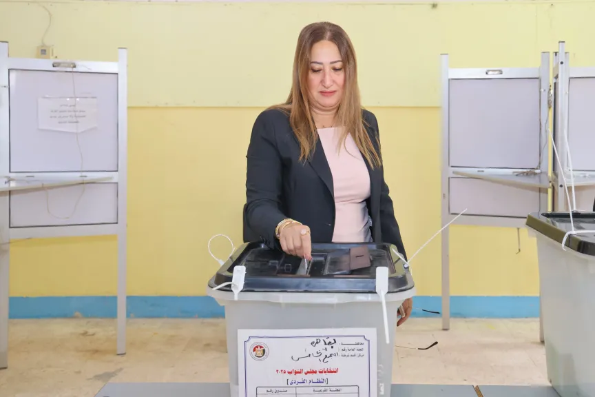 داليا الباز: ”المشاركة في العملية الانتخابية واجب وطني ومسئولية مشتركة تسهم في تعزيز مسار الديمقراطية