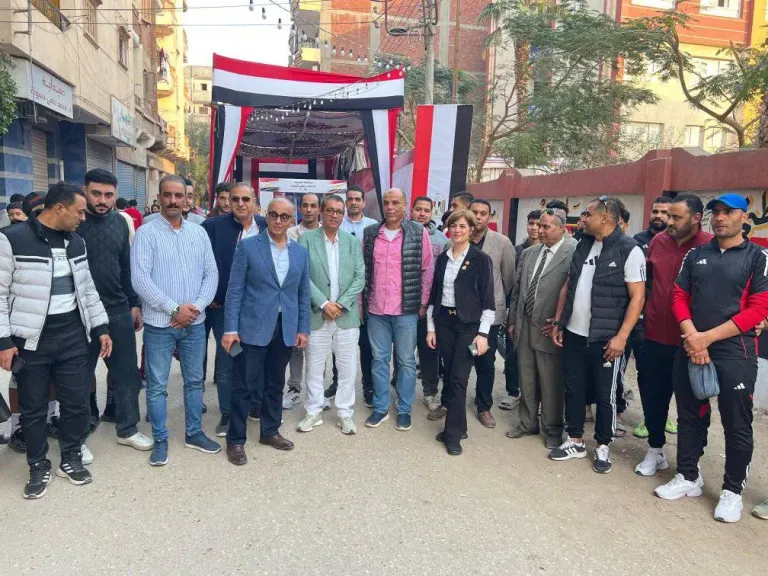 مظاهرة حب لشعلان ولمرشحى الجبهة بالقايمة بالشرقية