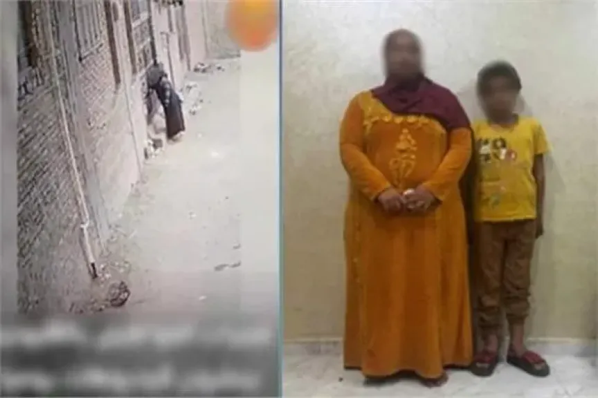 امرأة وطفل يثيران الذعر: ضبطهما بمحاولة فتح بوابة منزل وسرقة مزعومة بالقليوبية