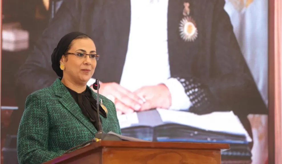 المستشارة أمل عمار تشهد  احتفالية الأوقاف بمناسبة اليوم العالمى للقضاء على العنف ضد المرأة|صور