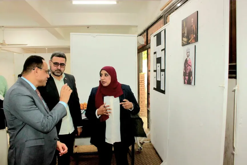 معرض فني يجسد أصالة الهوية العربية  بكلية الفنون الجميلة جامعة أسيوط
