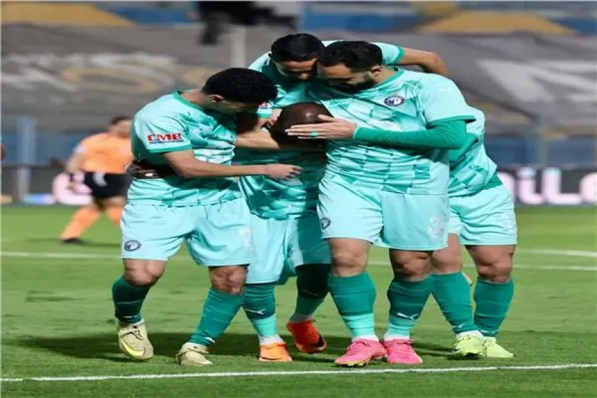 بيراميدز يتقدم بهدف أمام المقاولون العرب في الشوط الأول