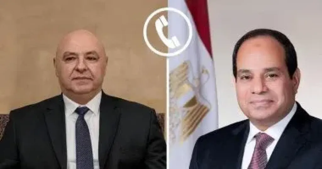 الرئيس السيسى يؤكد دعم مصر لسياسة الحكومة اللبنانية في حصر السلاح بيد الدولة