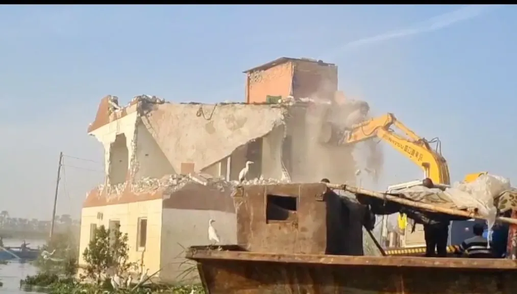 الرى: إزالة 327 تعدٍ على فرع رشيد بـ 3 محافظات