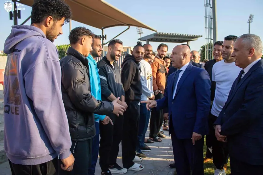 الفريق كامل الوزير يحفّز لاعبي السكة الحديد: ويؤكد للاعبين الصعود للممتاز هدف لا تنازل عنه
