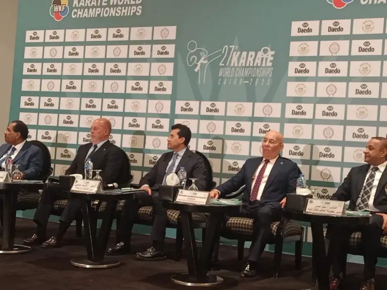 مؤتمر صحفي عالمي قبل أيام من انطلاق بطولة العالم للكاراتيه