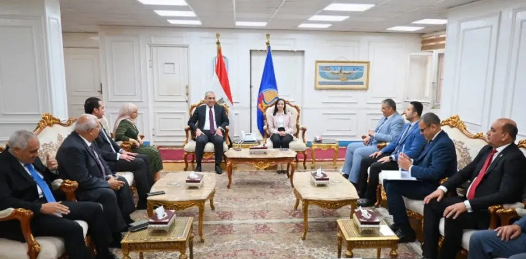 محافظ البحيرة تستقبل الرئيس التنفيذي للبنك الزراعي المصري