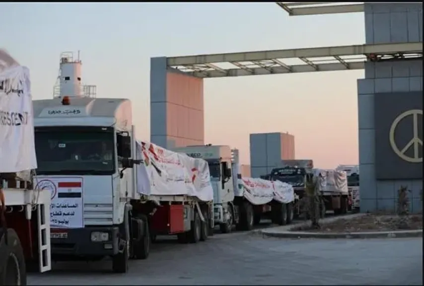 مصر تعزز دعمها لغزة بالقافلة الـ81 من مبادرة «زاد العزة.. من مصر إلى غزة»