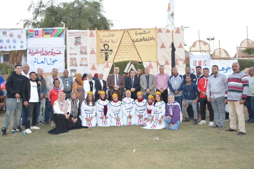 جامعة أسيوط تختتم فعاليات الدورة الكشفية (44) والإرشادية (30) وتكرّم الجوال