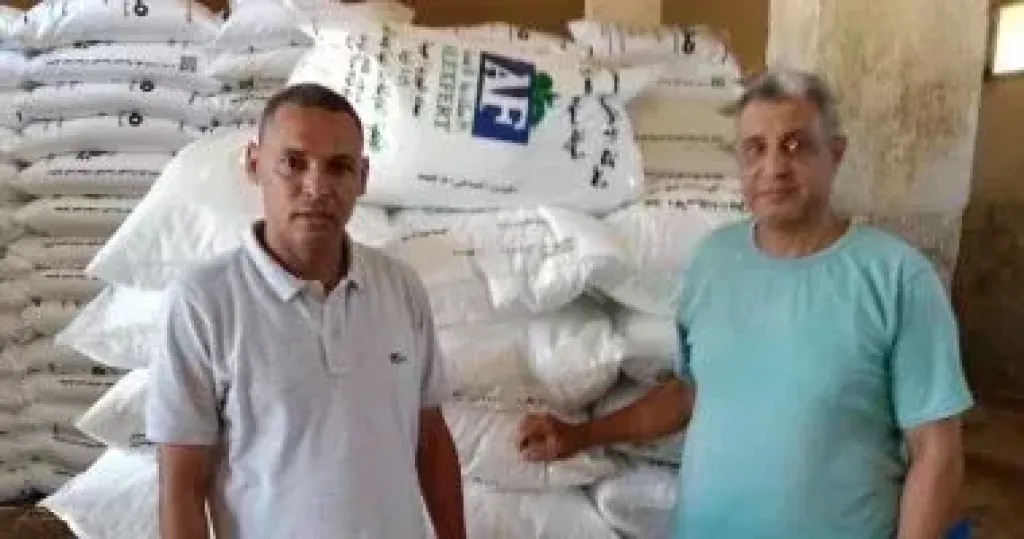 ضبط 100 شيكارة أسمدة زراعية مدعمة بالبحيرة