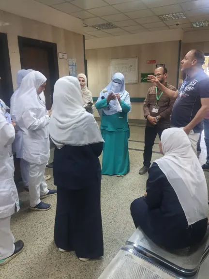 مستشفى الراجحي بجامعة أسيوط ينظم تدريباً عملياً حول كيفية محاكاة