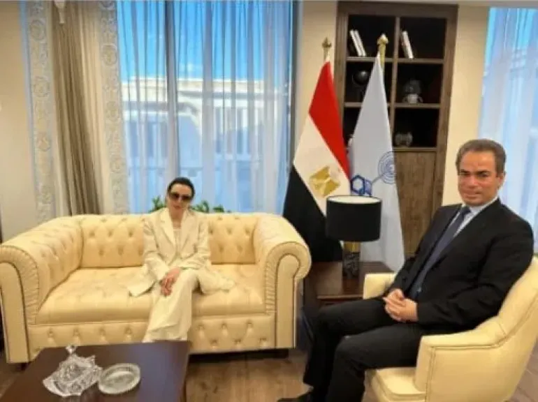 نجاة الصغيرة تزور مدينة الثقافة والفنون والهيئة الوطنية للإعلام بالعاصمة الجديدة