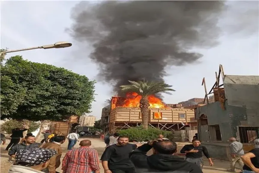 تفاصيل جديدة في حادثة حريق داخل استوديو مصر